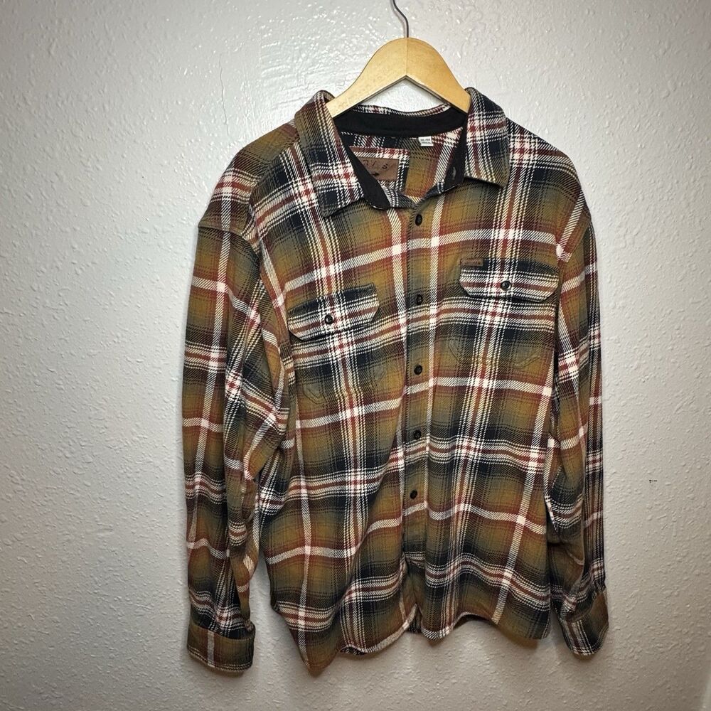 Orvis Classic Collection Men’s XXL Heavyweight Plaid Flannel Shirt Jacket